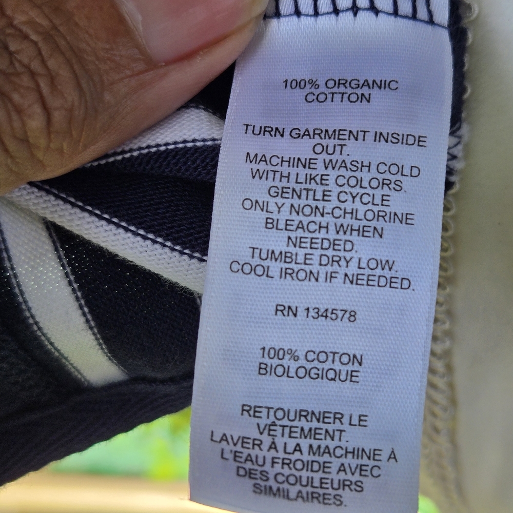 Vineyard Vines Navy and White Striped Shirt 270 - Picture 9 of 12